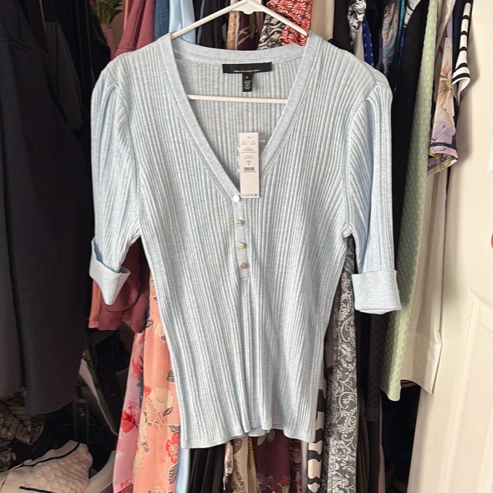 Whbm V-Neck Top